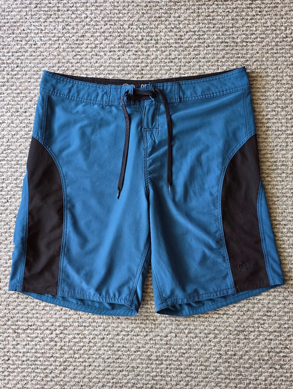 Men's Teal and Black OP Swim Shorts